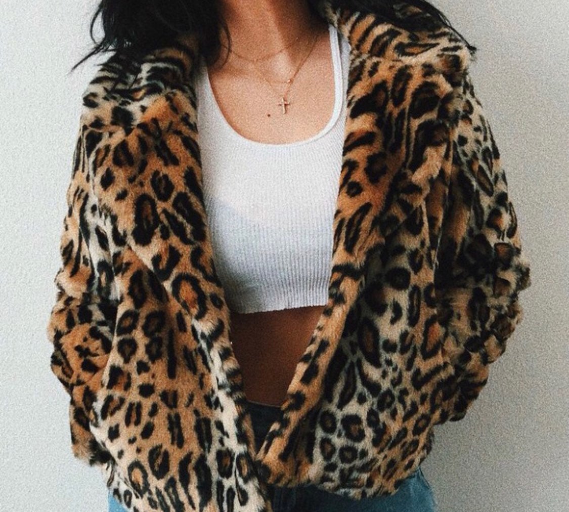 vintage cheetah fur coat