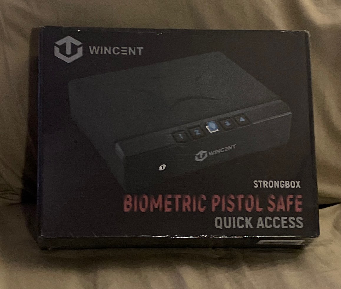 2 Handgun Biometric Pistol Safe