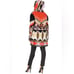 VERTIGO PARIS Boho Hoodie Sweater Eyelash Cozy Aztec Black Orange Sz L NWT 268