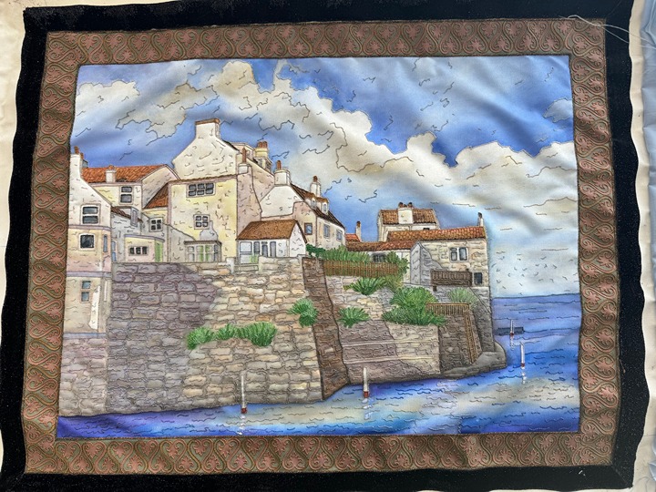 Hand Embroidery -- Island House