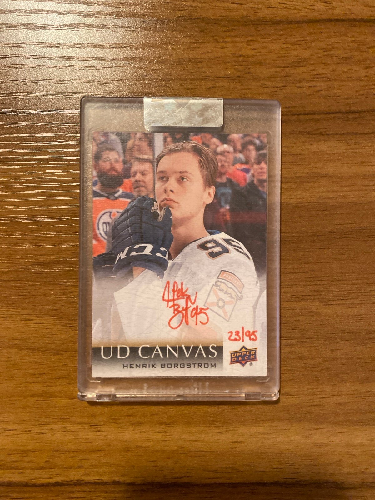 henrik borgstrom rookie autograph