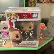 Edge Autographed Funko Pop