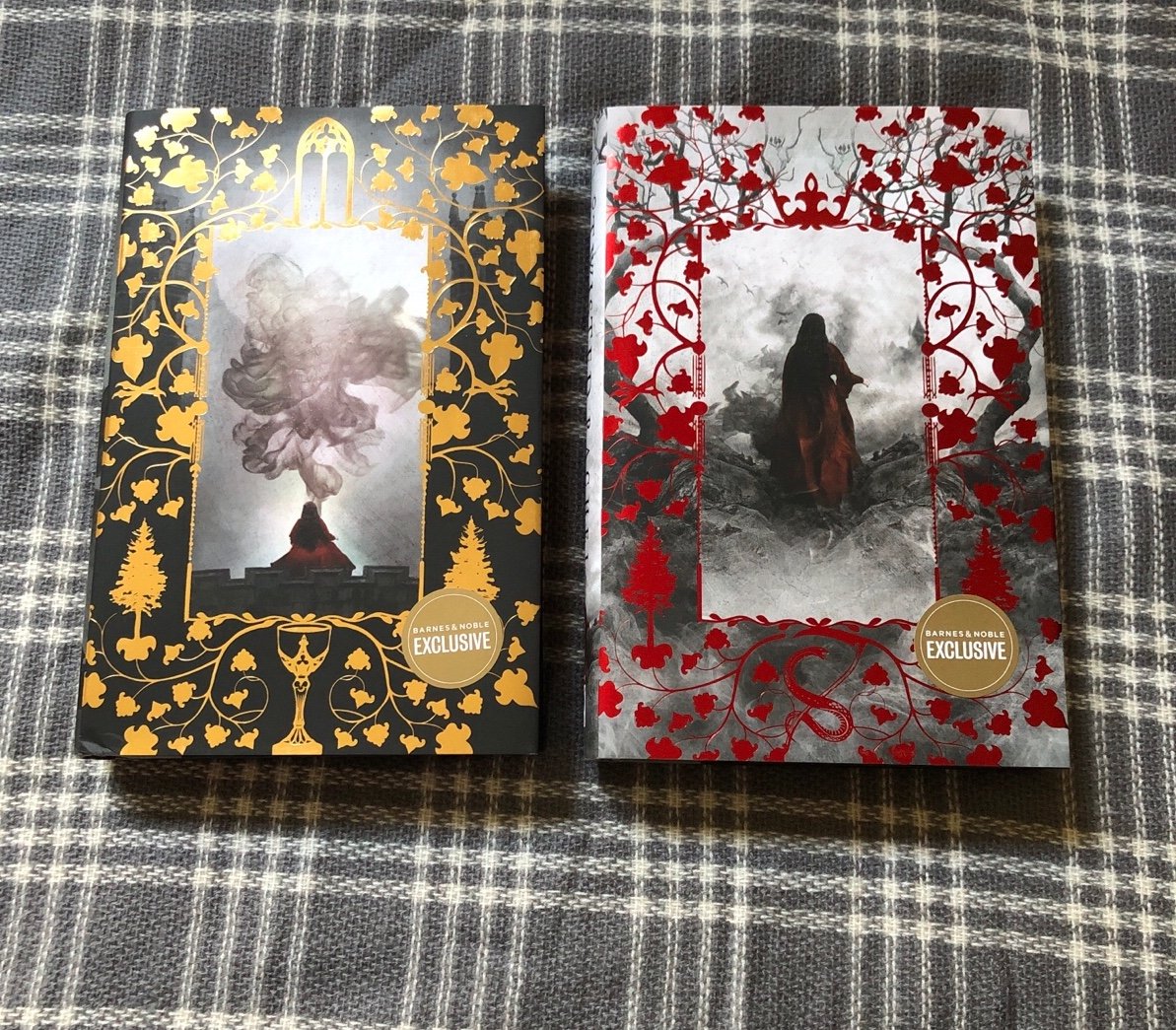Hand-signed Barnes and Noble One Dark Window and Two Twisted Crowns Exclusive
