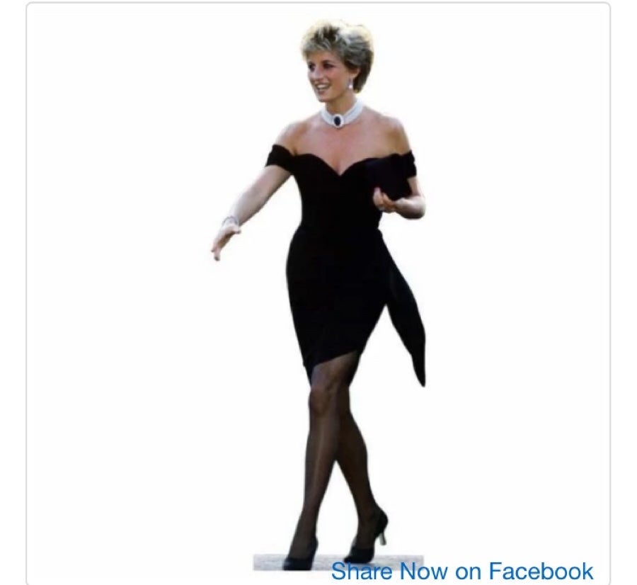 PRINCESS DIANA DUTCHESS WALES LIFE SIZED CARDBOARD CUTOUT