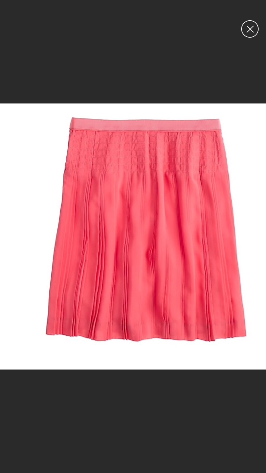 NWT J. Crew Stitched-down Pleated Skirt