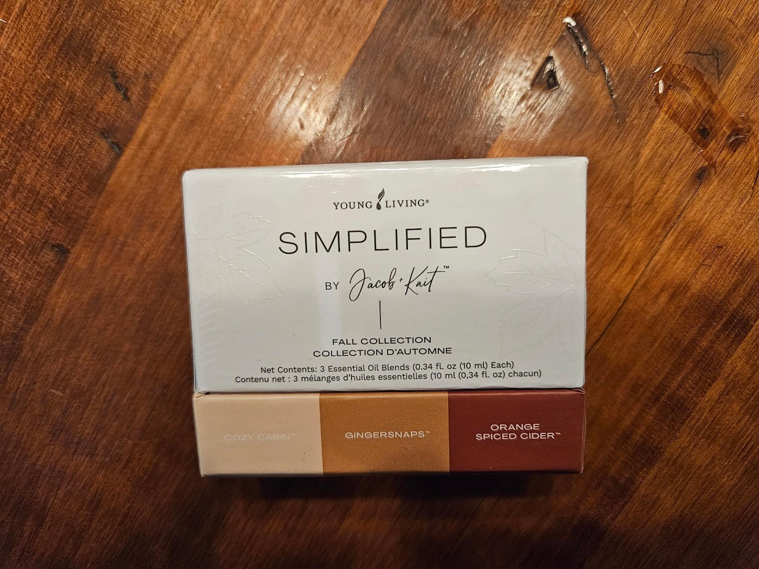 NIB Simplified by Jacob+Kait™ - Fall Collection Young Living Essential Oils
