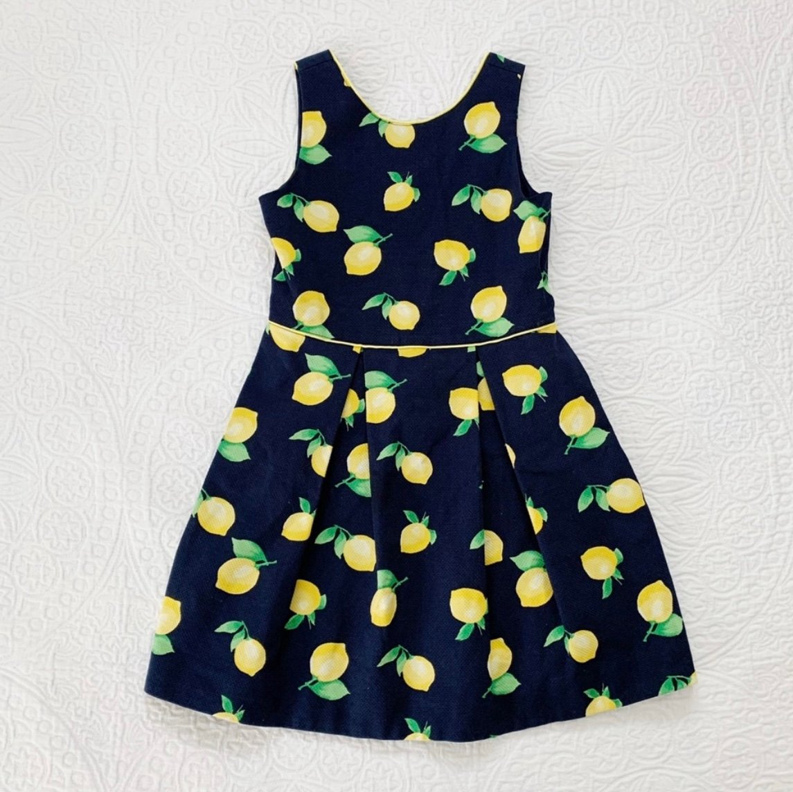 Janie and Jack Lemon Dress size 8