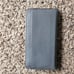 KATE SPADE Gray Grain Leather Wallet with Gold LOGO PLATE