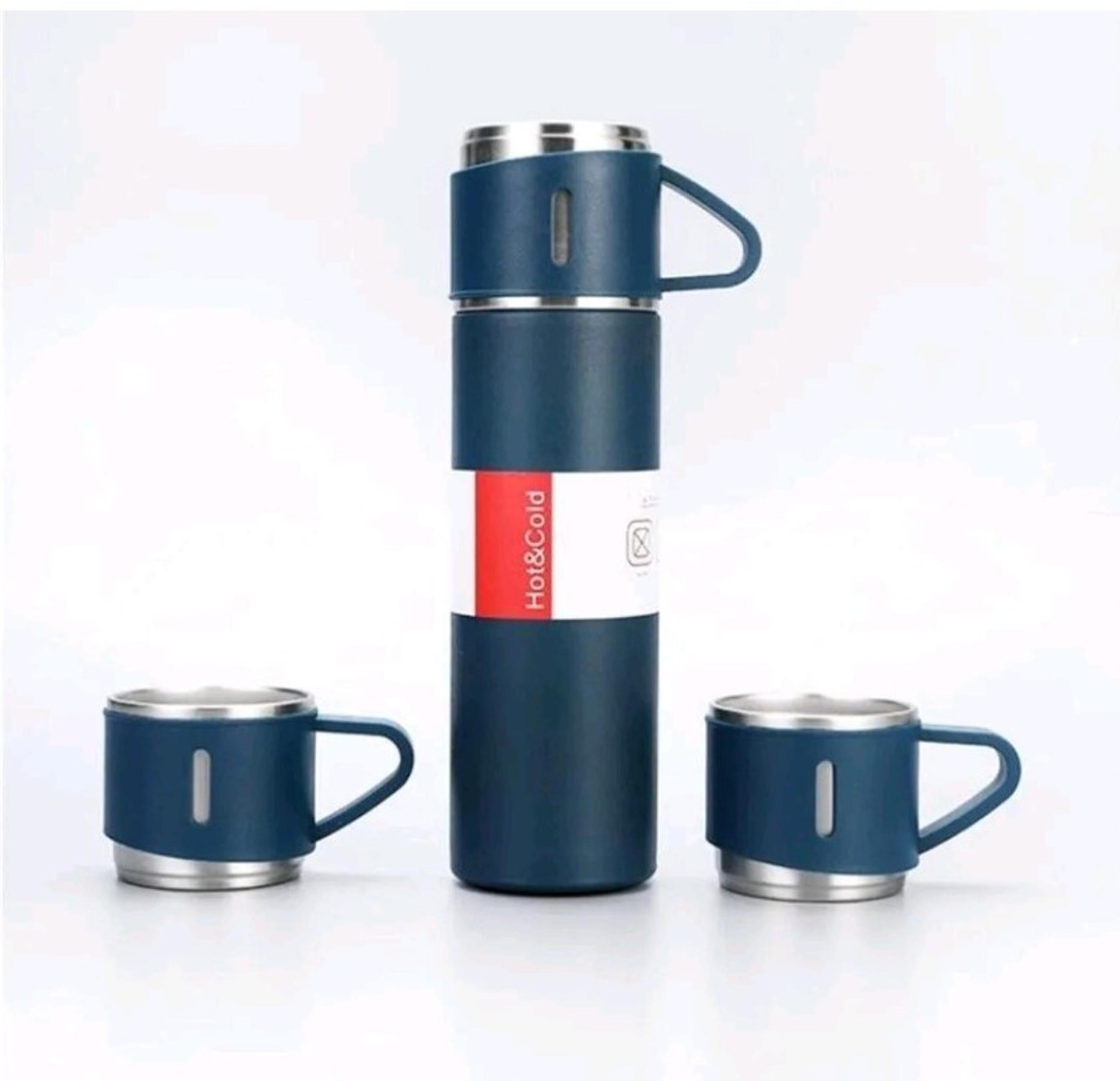 Coffee Travel Mug Stainless Steel Vacuum Flask Double Layer Gift Set - Thermos