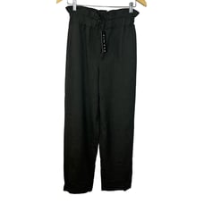 GSTQ Waven Bungee Pant Relaxed Fit Stretch Minimalist Women's XS Grey New