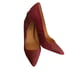 Badgley Mischka Suede Pumps Pointed Toe Stiletto Heels Burgundy Size 10
