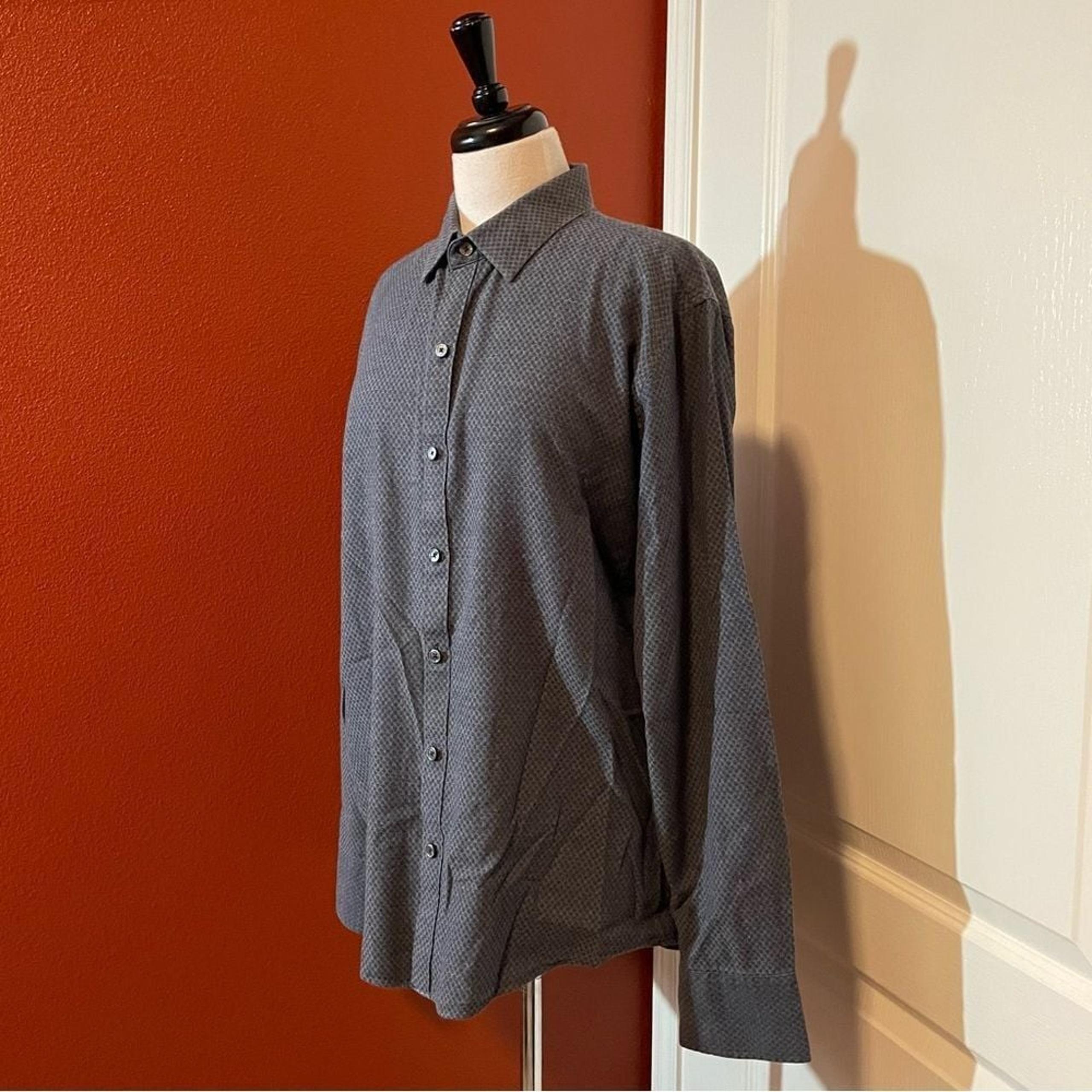 Zachary Prell Men's Navy Long Sleeve Button Down Lux Shirt