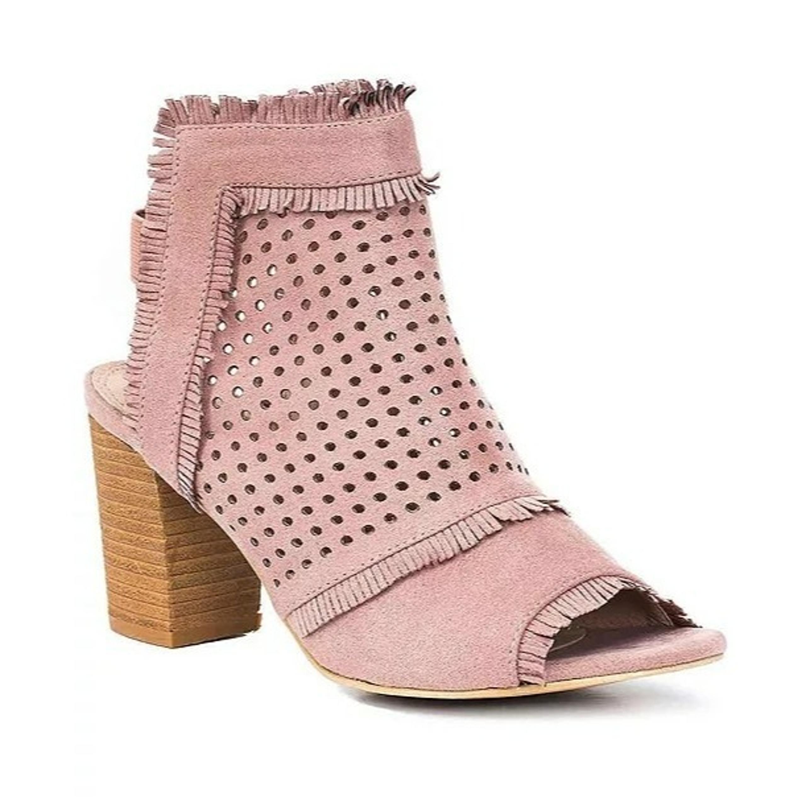 GC SHOES Kyra Laser Cut Slip On Shooties Size 8