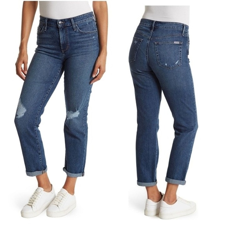 NWT New 189 Joe's Boyfriend Rolled Hem Jeans Size 26