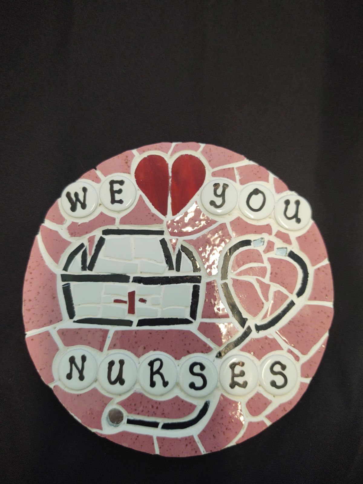 Hand made mosaic piece
