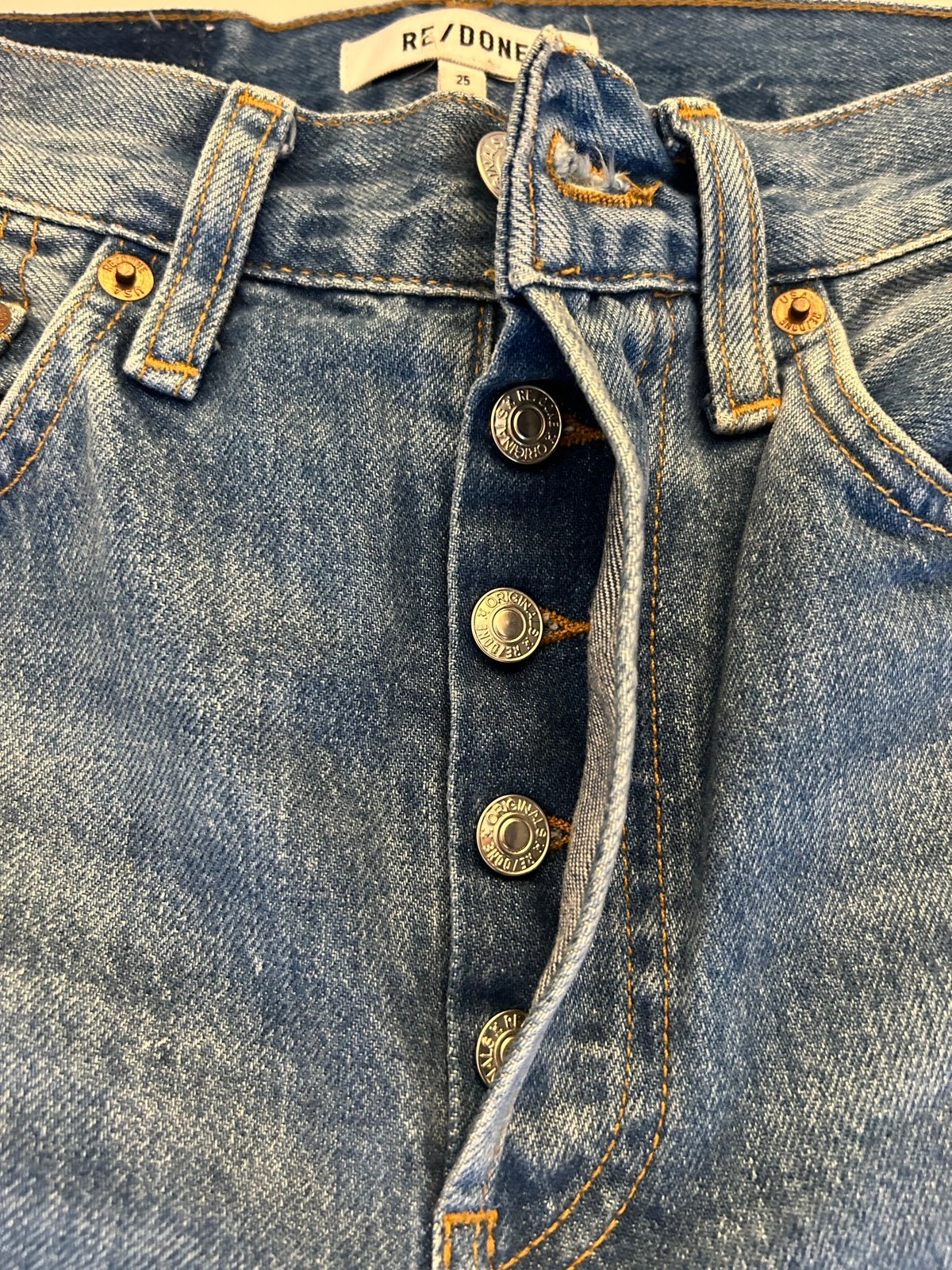 Re/done denim jeans