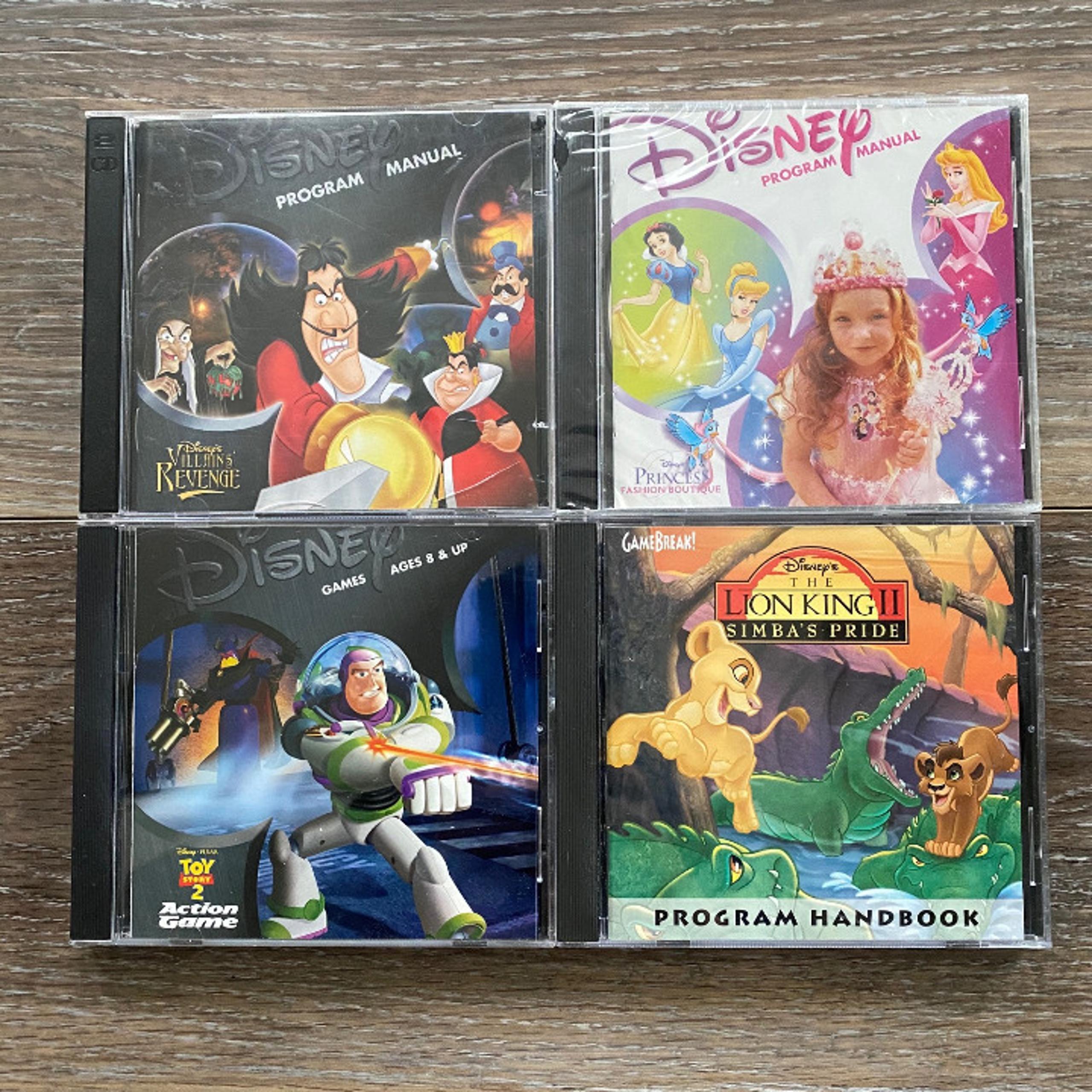 4 Disney PC Games Simba Toy Story 2 More