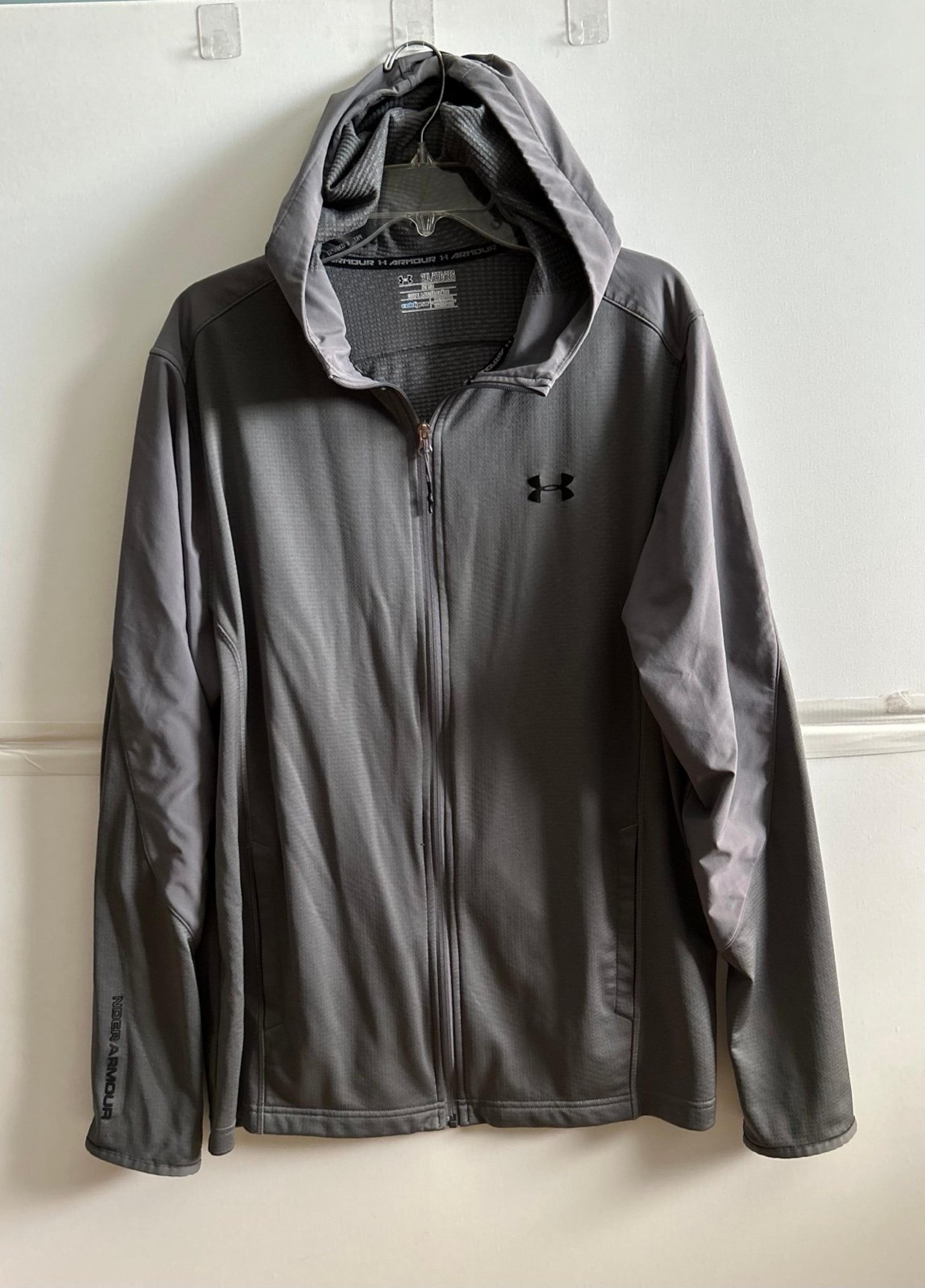Cold Gear men’s hooded full zip jacket, size 2X - Under Armour