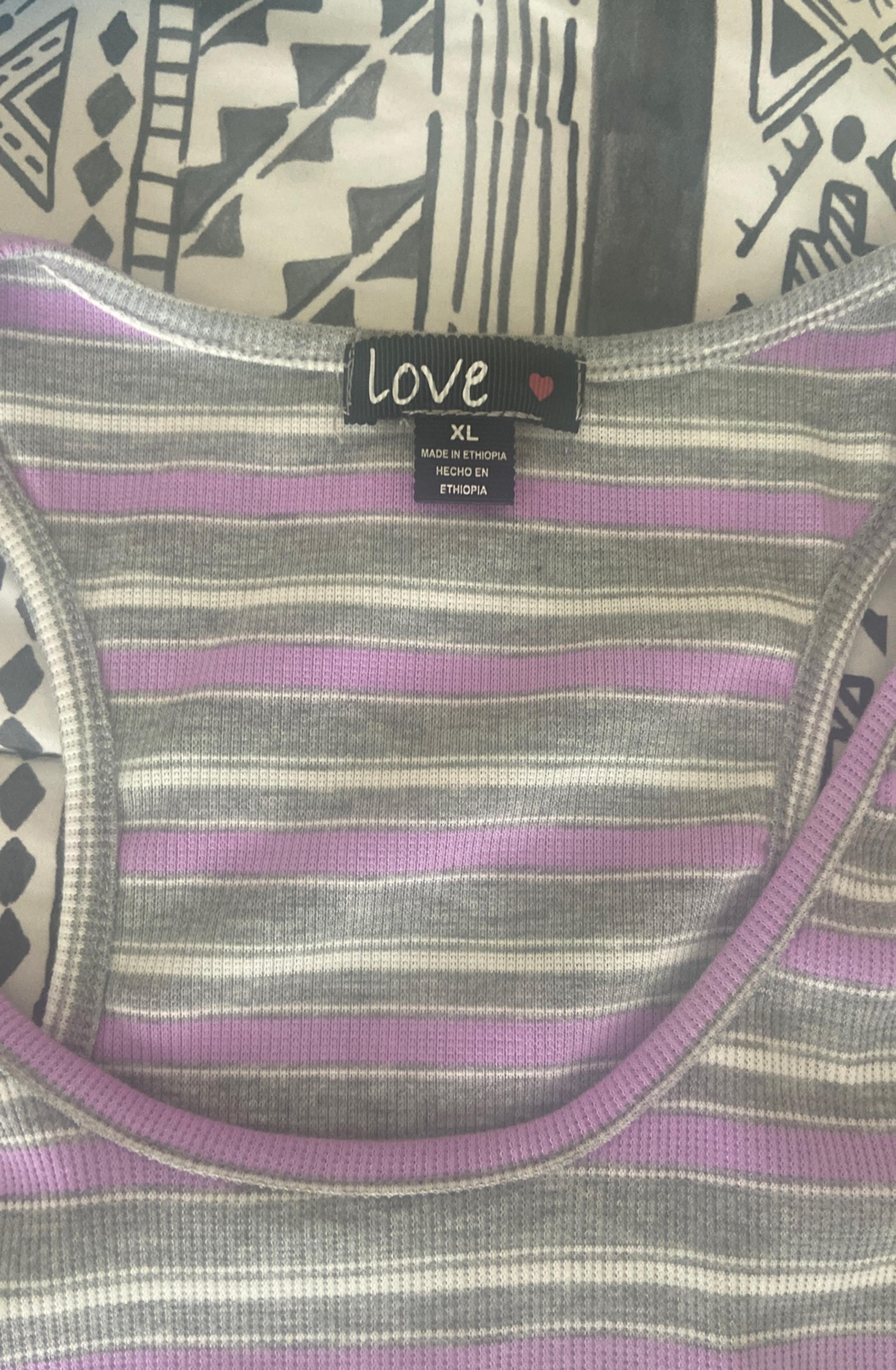 Purple grey white dress
