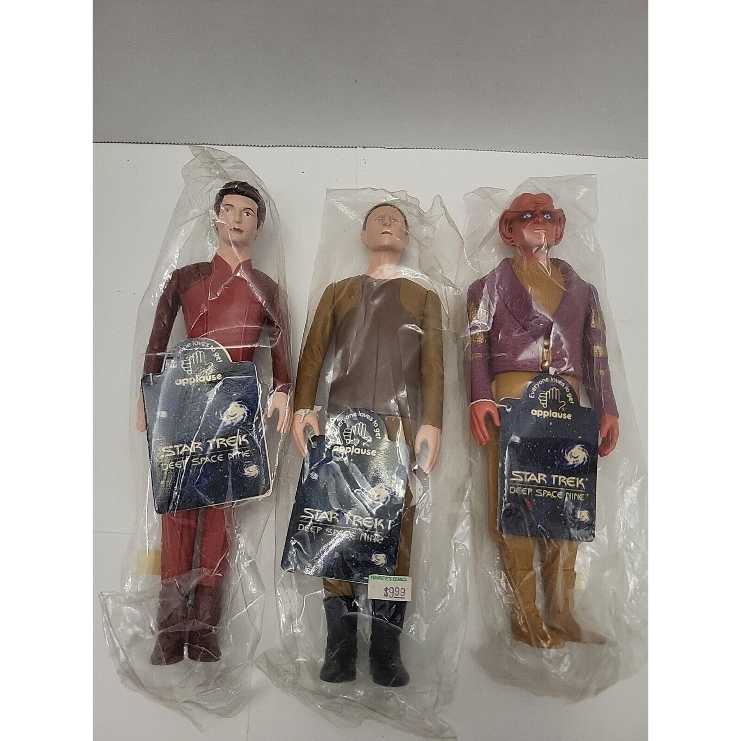 3--Star Trek Deep Space Nine Applause, Security Chief Odo Action Figure VGC Tag