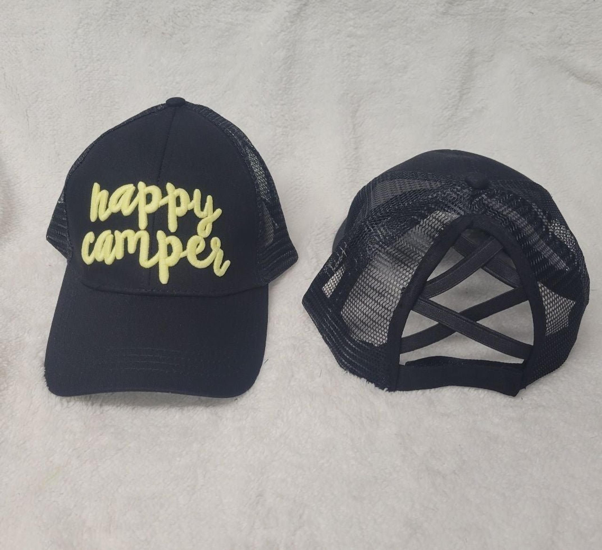 Happy Camper Color Changing Criss Cross Hat