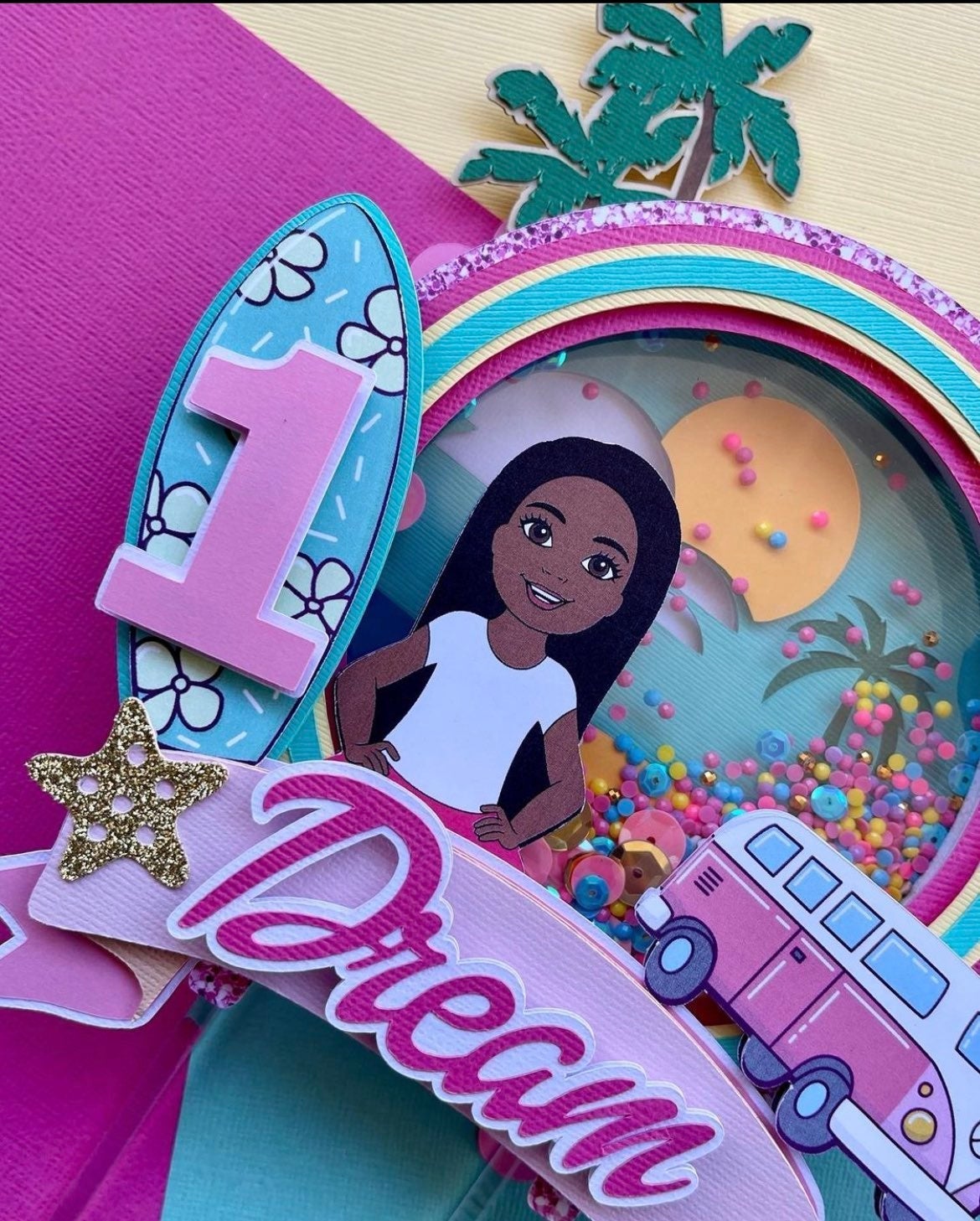 Barbie cake topper