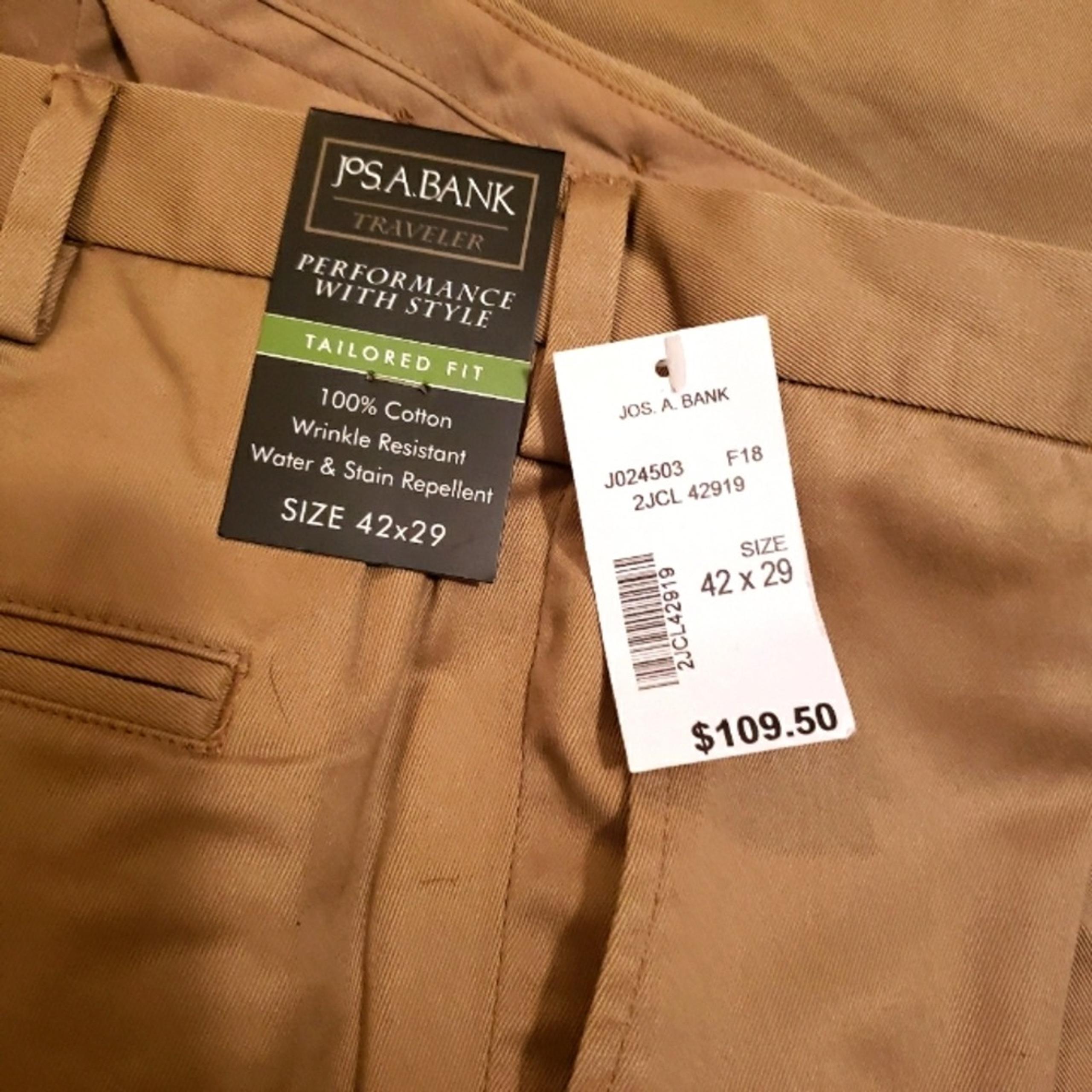 $109 Jos. A. Bank Khaki Chino Pants