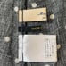 Marlie Long Flare Skirt, Dot Pattern, Linen Blend, Size 9