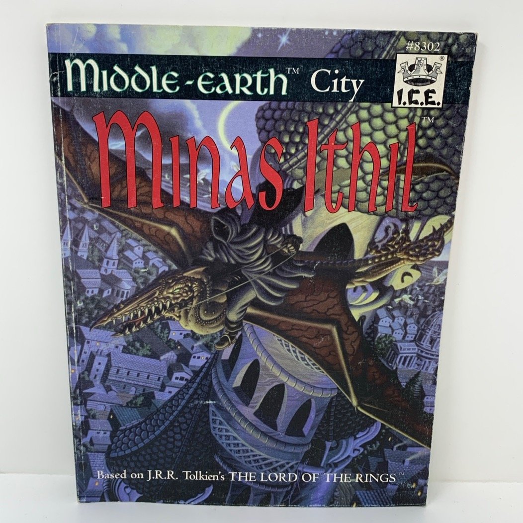 Rare: ICE MERP Minas Ithil Middle Earth Realm RPG Book 8302 1st Ed No Map (1991)
