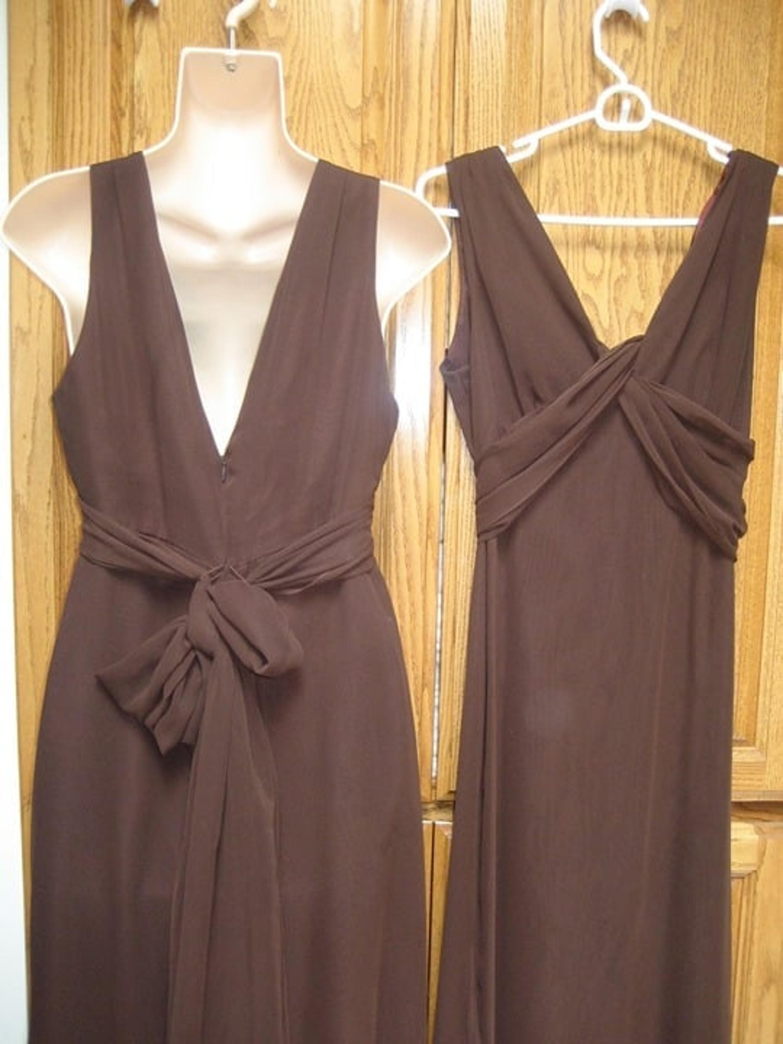 VERA WANG "MAIDS" dresses Bridesmaids chocolate brown size 6