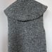 ella_webshop Big Collar Tweed Gilet