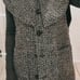 ella_webshop Big Collar Tweed Gilet