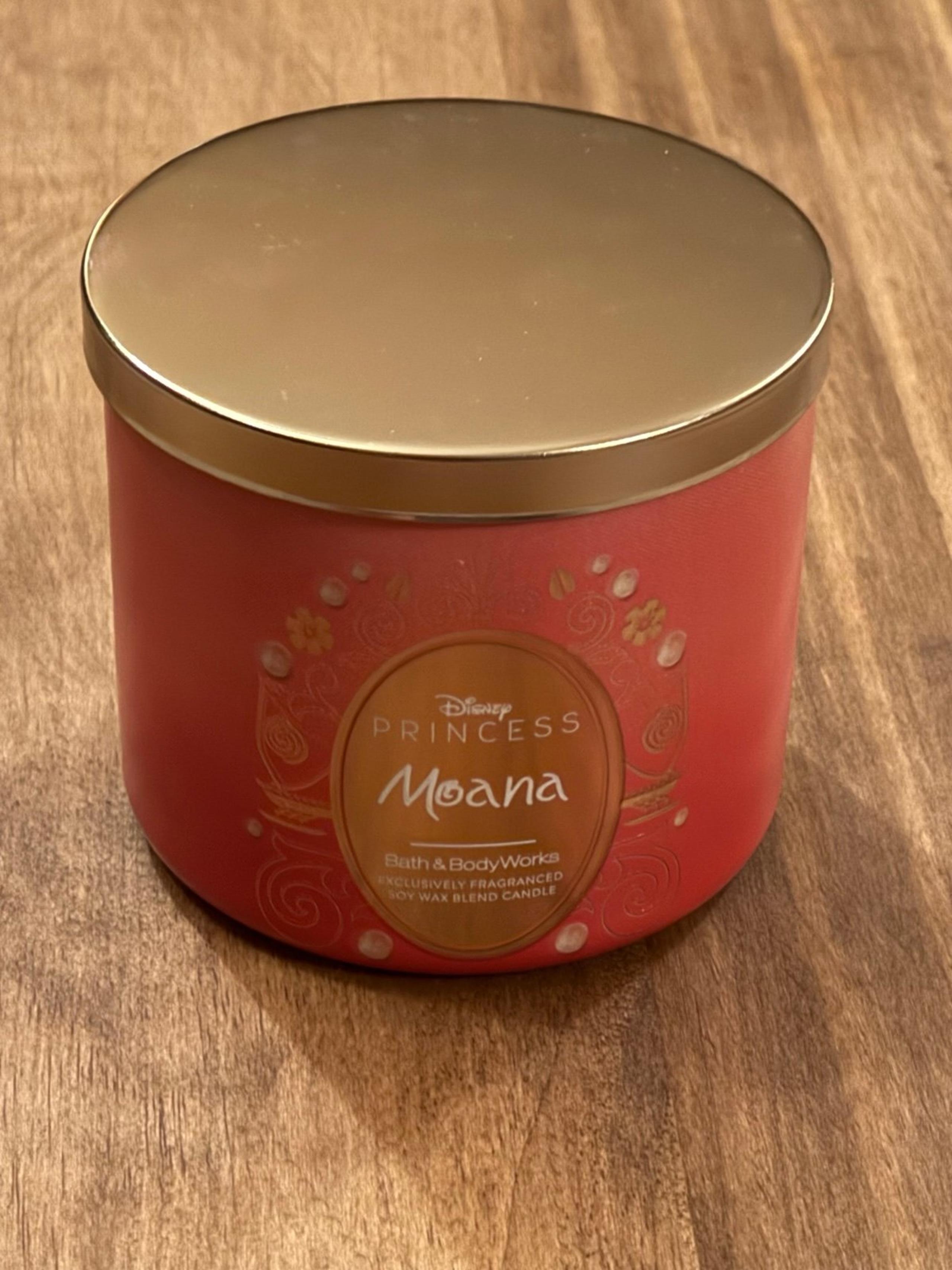 Bath & Body Works Disney Princess MOANA Candle 3-Wick Limited Edition