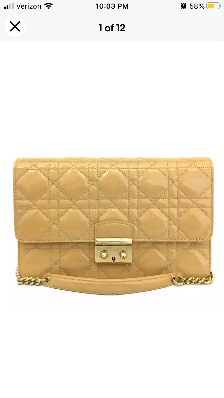 Dior Lady Dior Wallet on Chain Bag