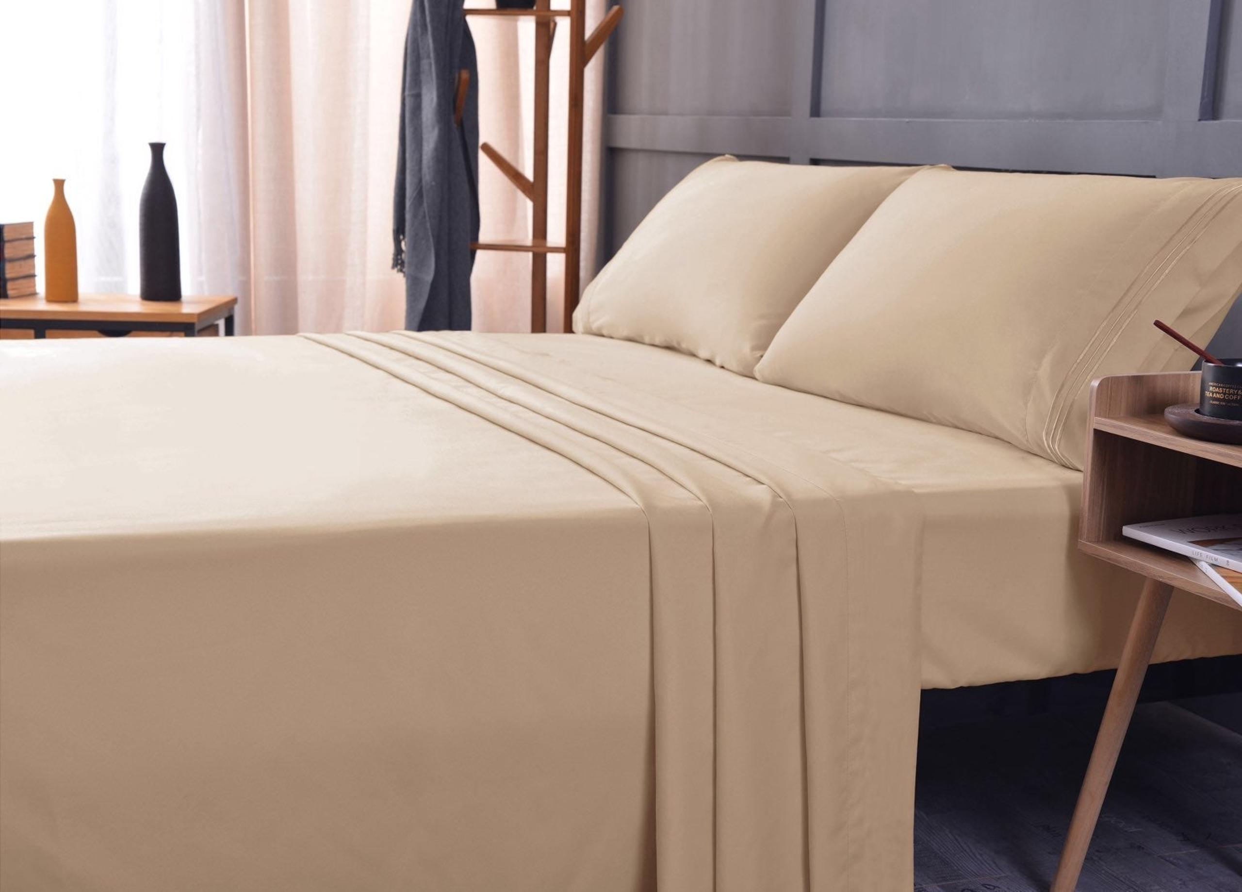 Bamboo Luxury Queen Sheet Set - Beige