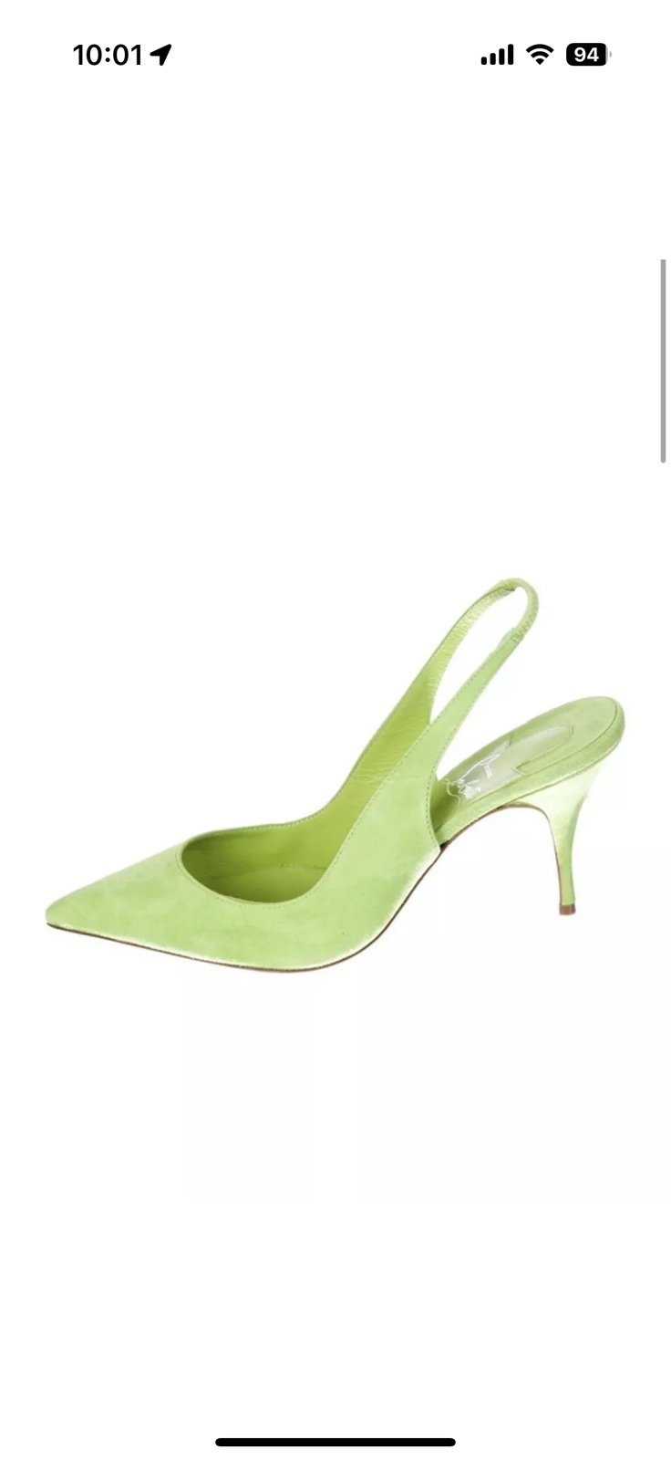 Christian Louboutin sling back heels