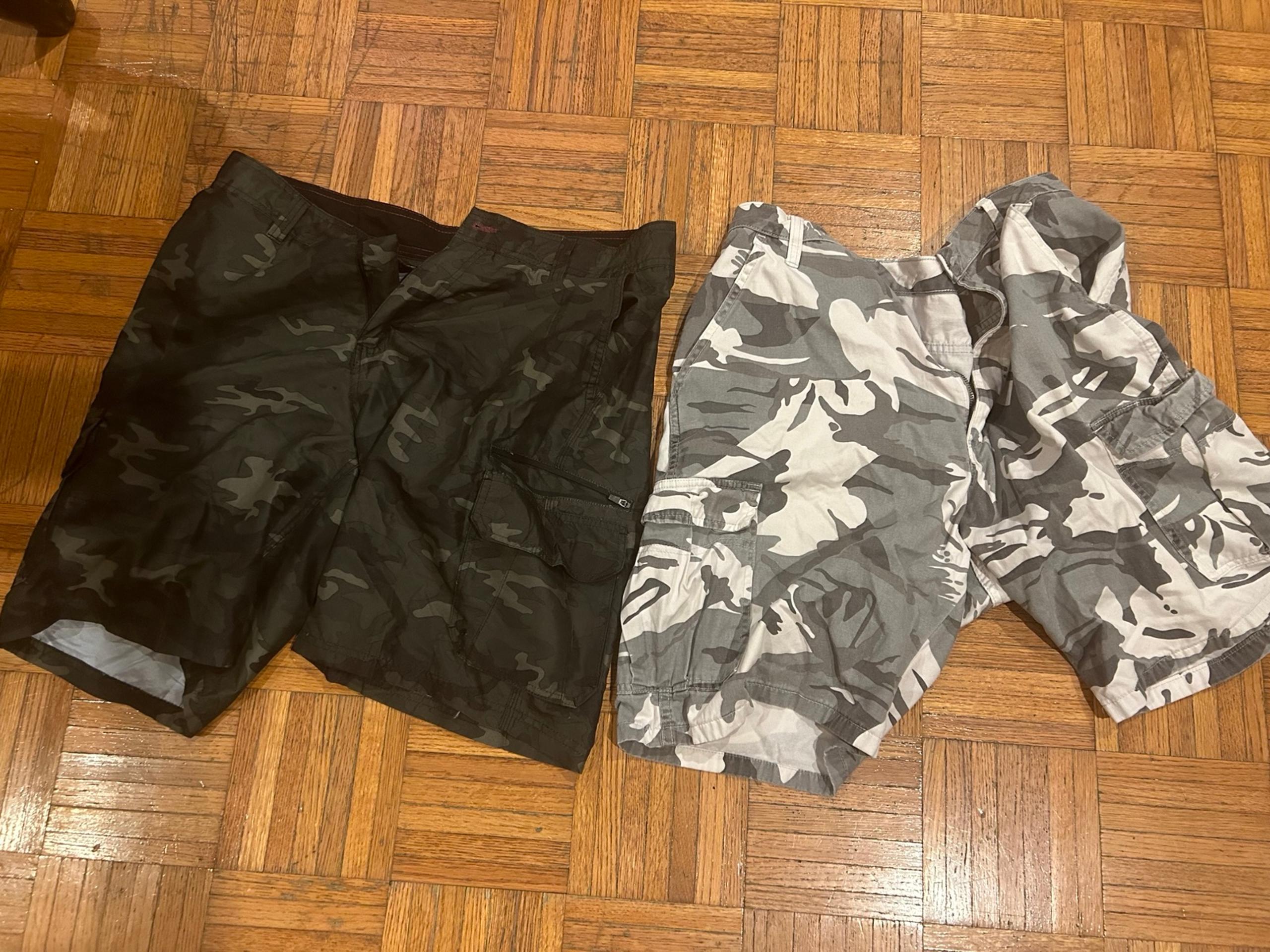 Camouflage cargo pants 36