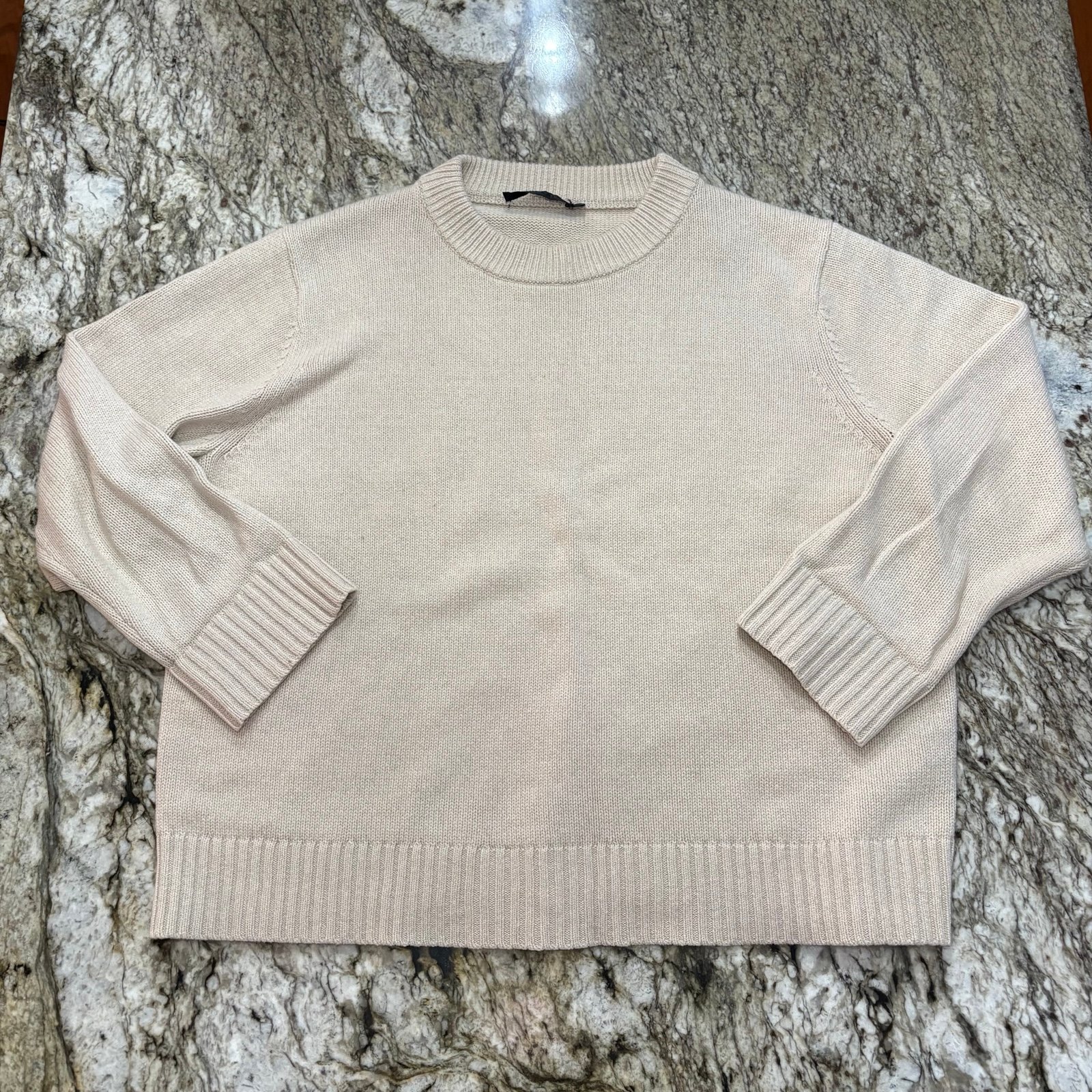 Jenni Kayne Recycled Cashmere Crewneck Sweater