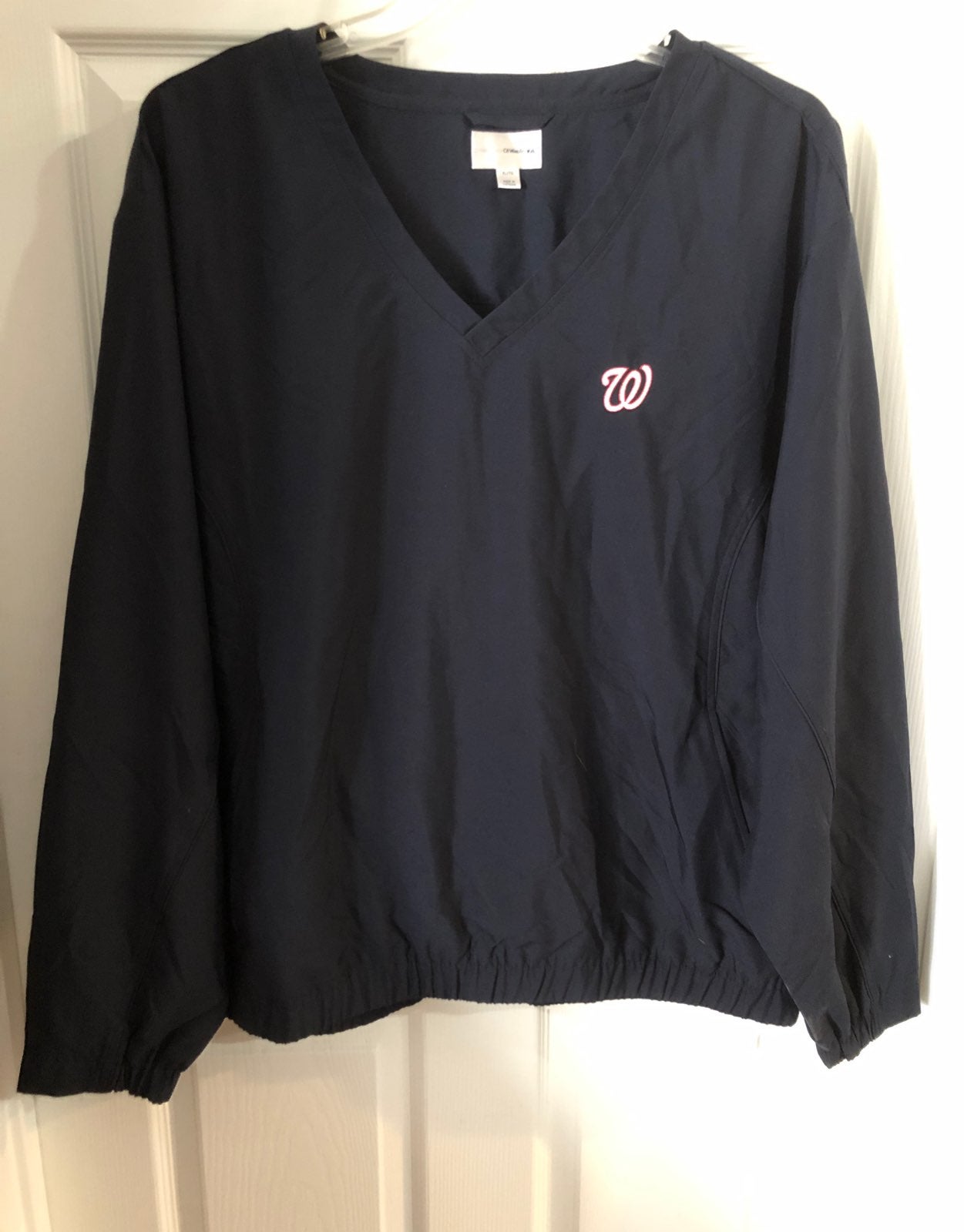 Men's Washington Nats Coach's Pullover S