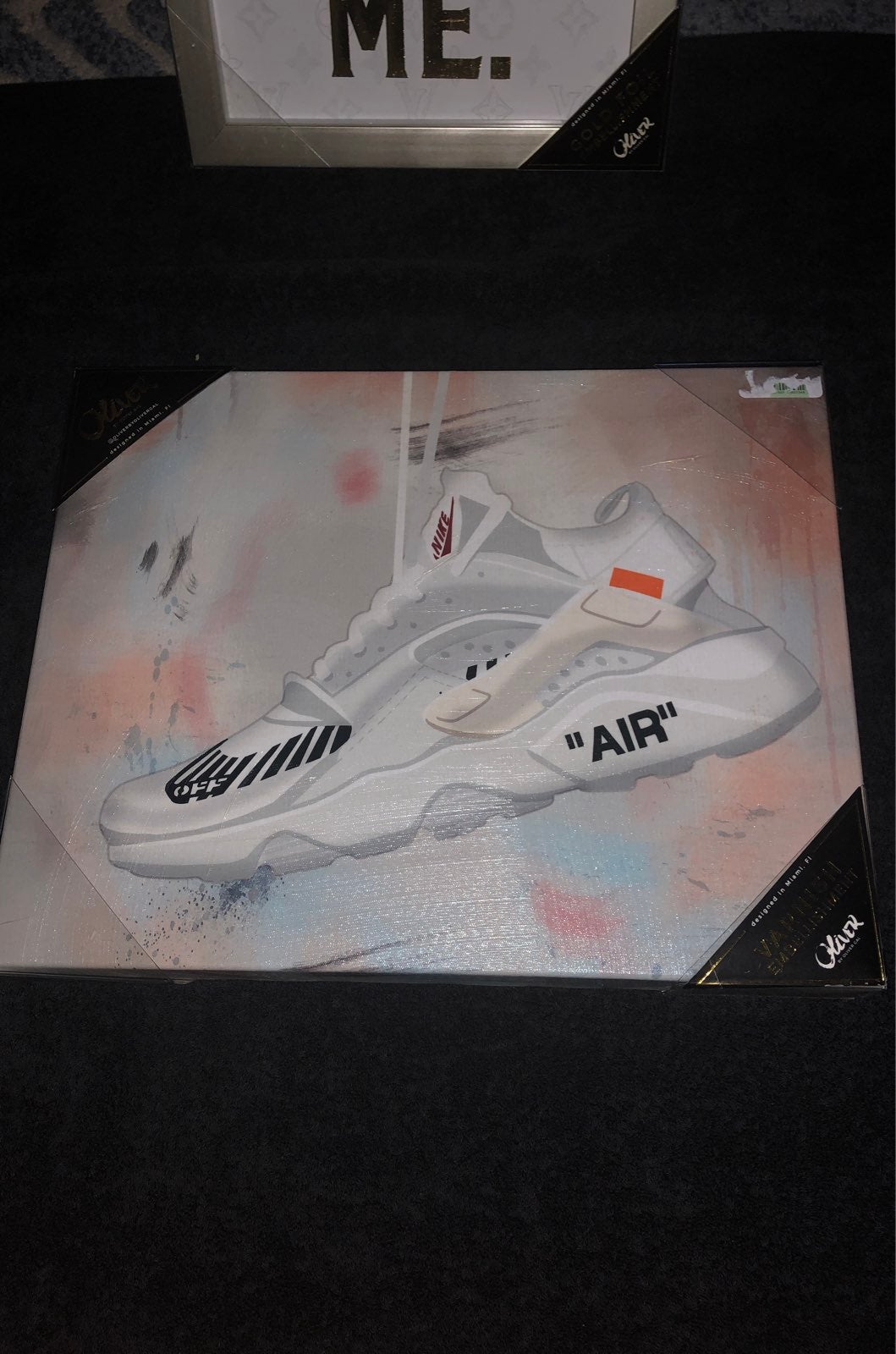 Off-White Nike Hurrache Canvas Painting
