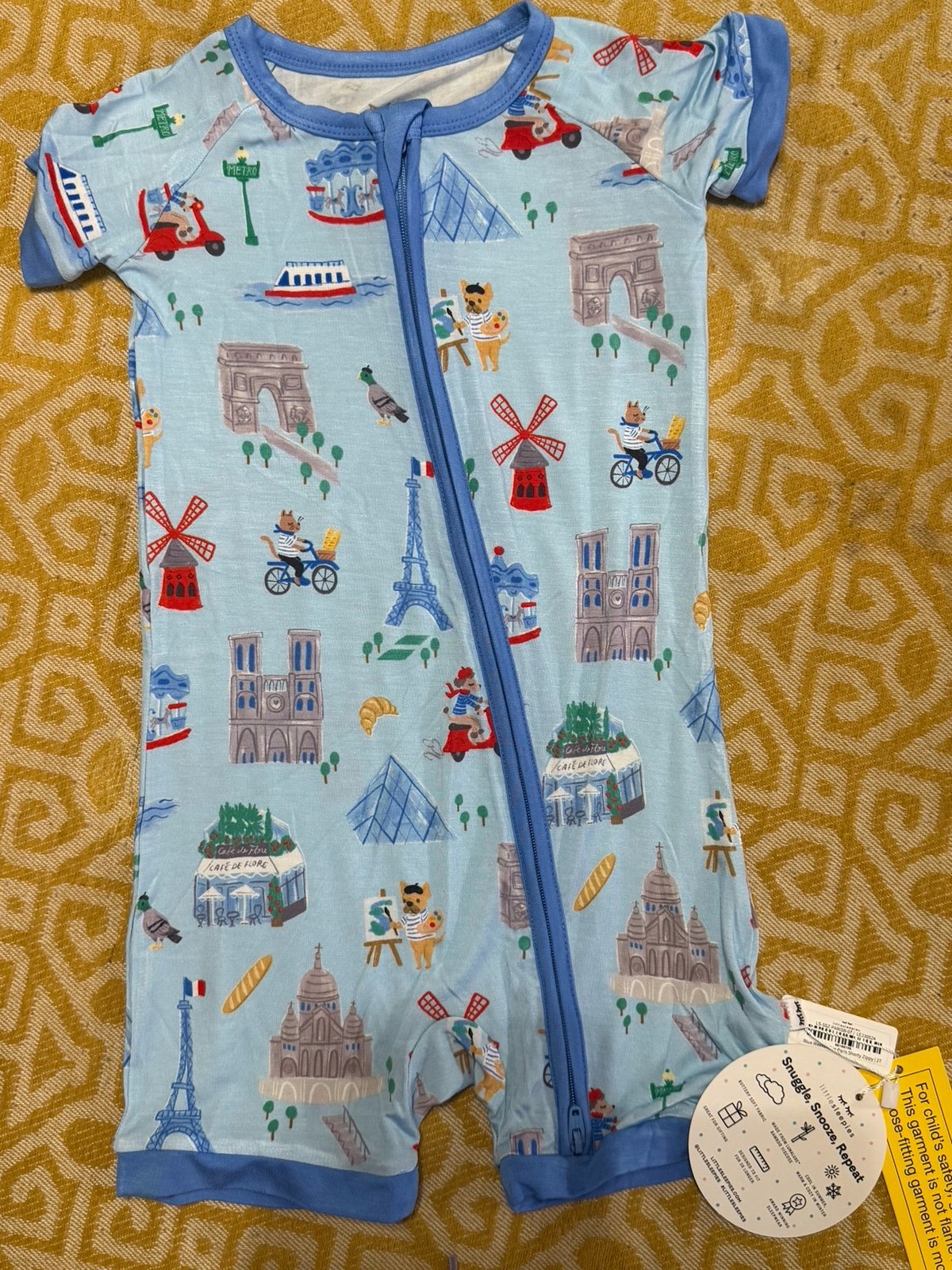 Little Sleepies Paris shorty 2t