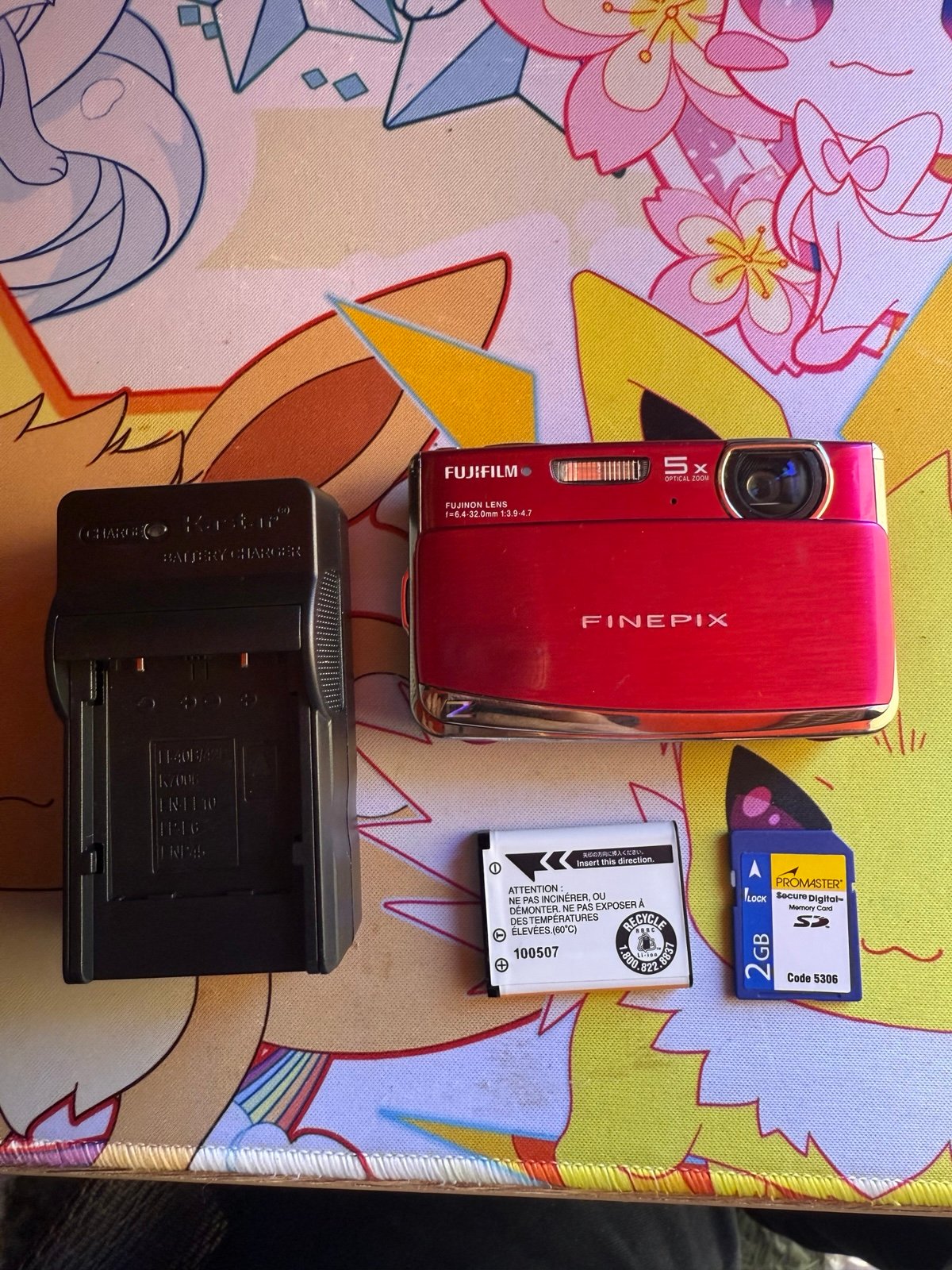 Pink Fujifilm Finepix Z70 digital camera tested