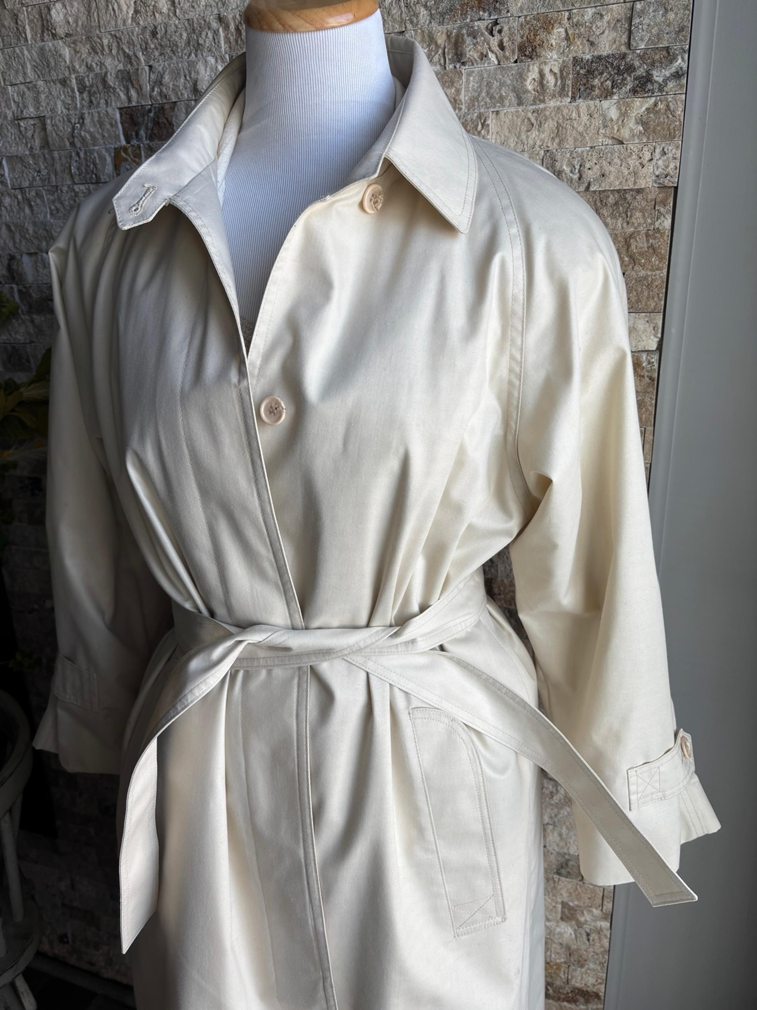 London Fog Trench Coat Size 12 petite