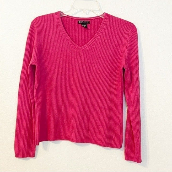 Daniel Bishop Cashmere V neck Sweater sm