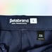 Betabrand L Dress Yoga Pants Women's navy Blue Cropped Ponte