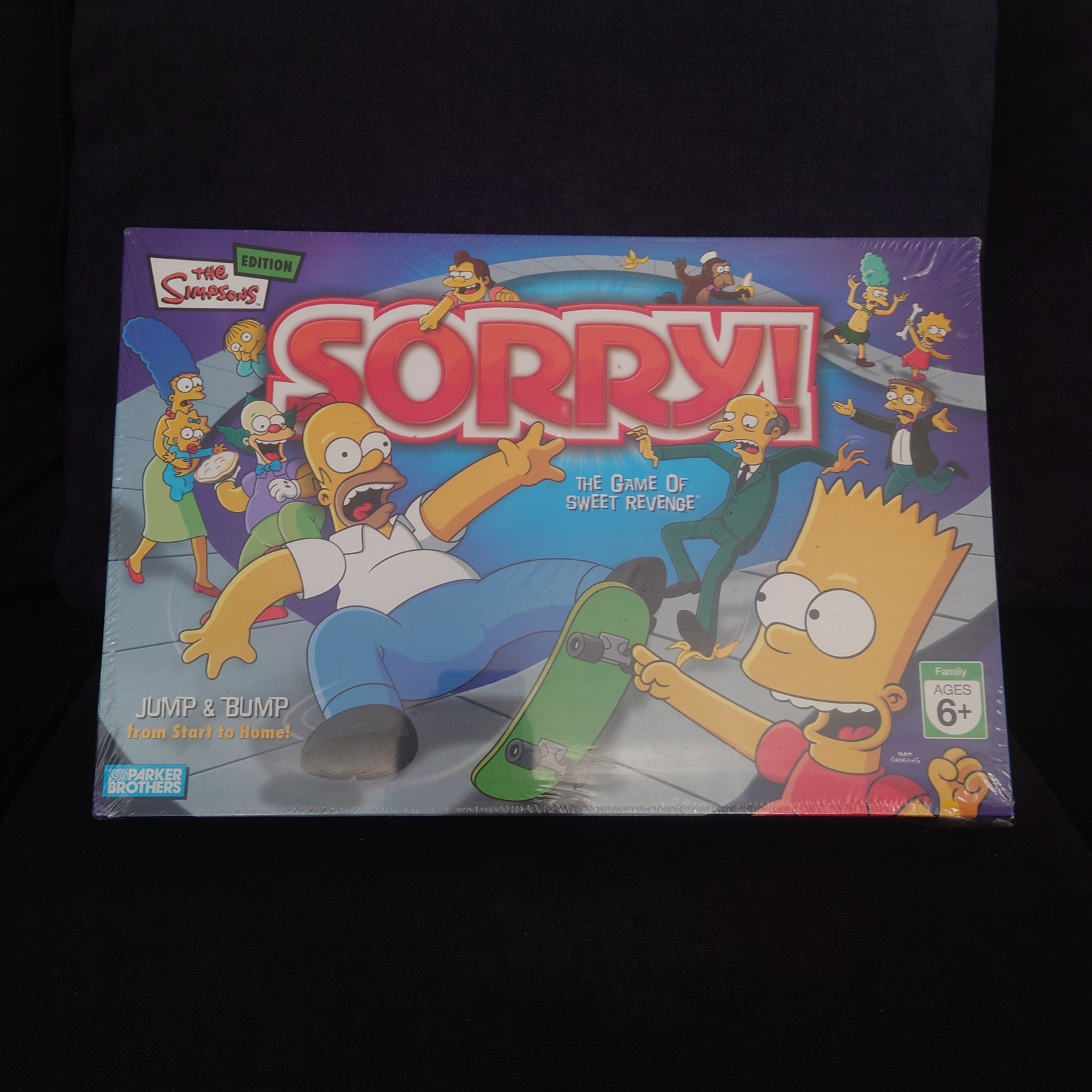 The Simpsons SORRY! Parker Brothers Board Game factory sealed
