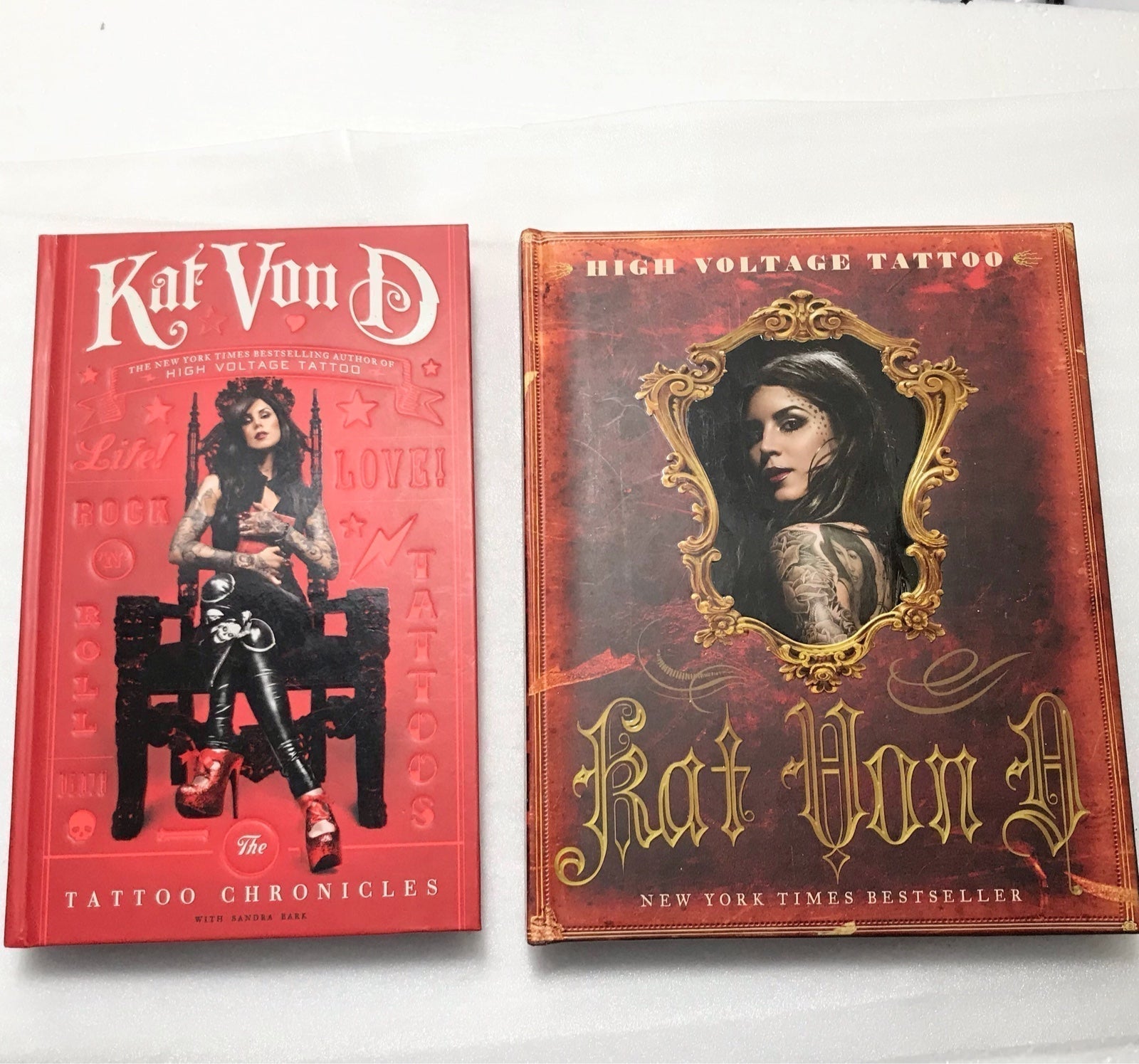 Celebrity Tattoo Artist Kat Von D Hardcovers (2)