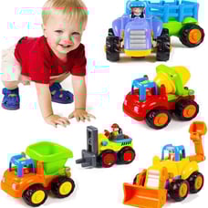 Construction Toy Vehicles / Friction-Powered Small & Exquisite Pocket Trucks