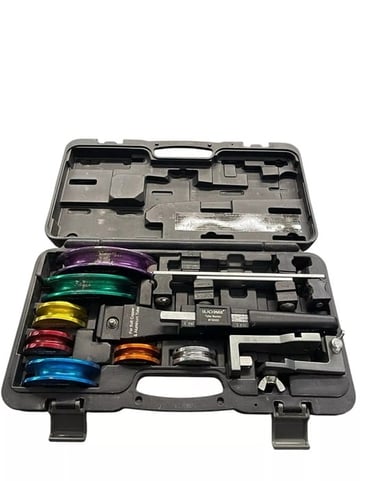 BLACKMAX BTB300 Premium Ratcheting Tube Bender with Reverse Bend, Includes 1/4-7