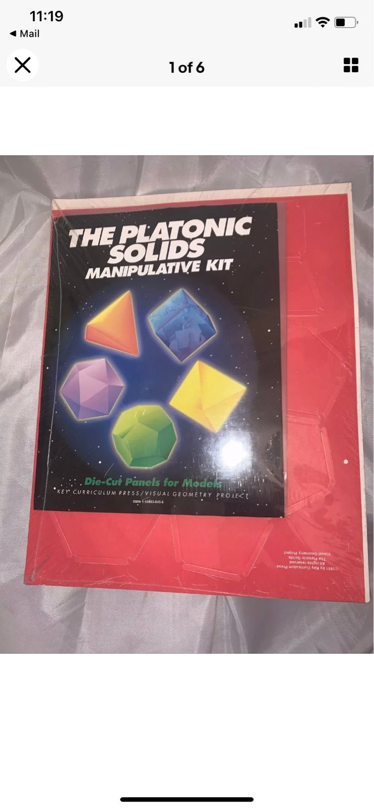 Platonic Solids Manipulative Kit Sealed